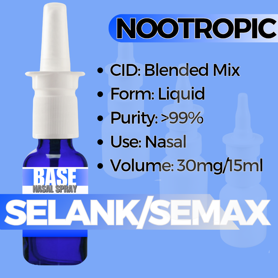 Selank & Semax | 15ml Nasal Spray 30mg